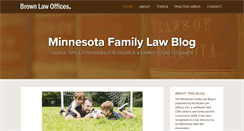 Desktop Screenshot of mnfamilylawblog.com