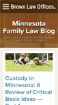 Mobile Screenshot of mnfamilylawblog.com