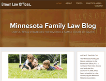 Tablet Screenshot of mnfamilylawblog.com